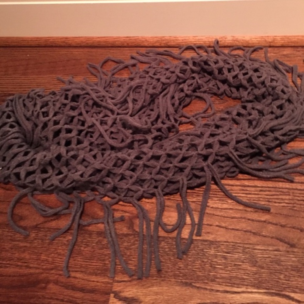 Gray Infinity Scarf - Picture 3 of 3